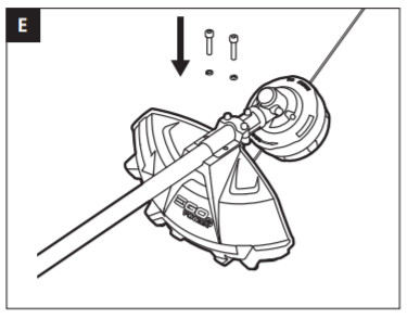 Brush Cutter Attachment Figure E